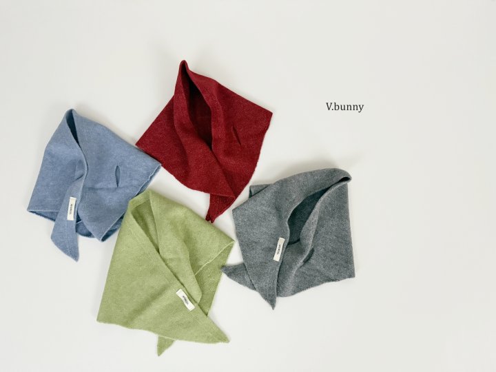V Bunny - Korean Children Fashion - #prettylittlegirls - Triangle Muffler - 5