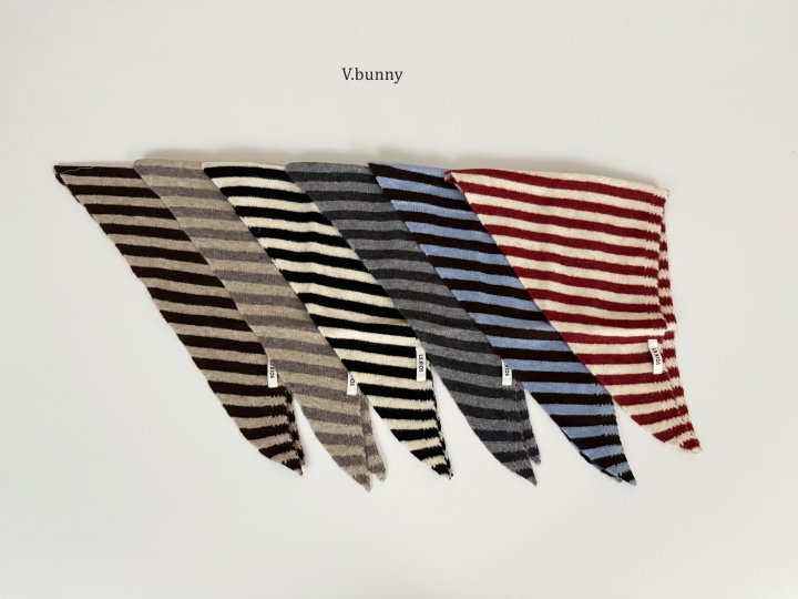 V Bunny - Korean Children Fashion - #stylishchildhood - Stripe Muffler - 2