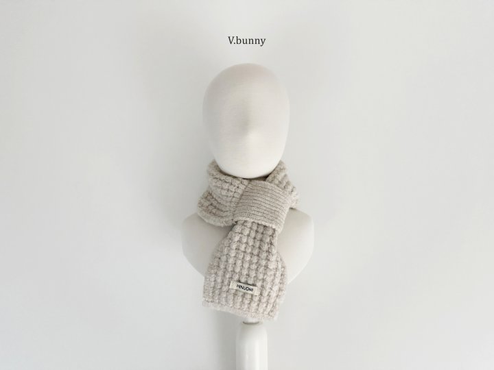 V Bunny - Korean Children Fashion - #stylishchildhood - Waffle Muffler - 12