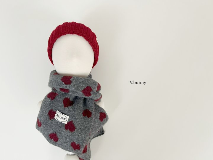 V Bunny - Korean Children Fashion - #stylishchildhood - Heart Muffler - 10