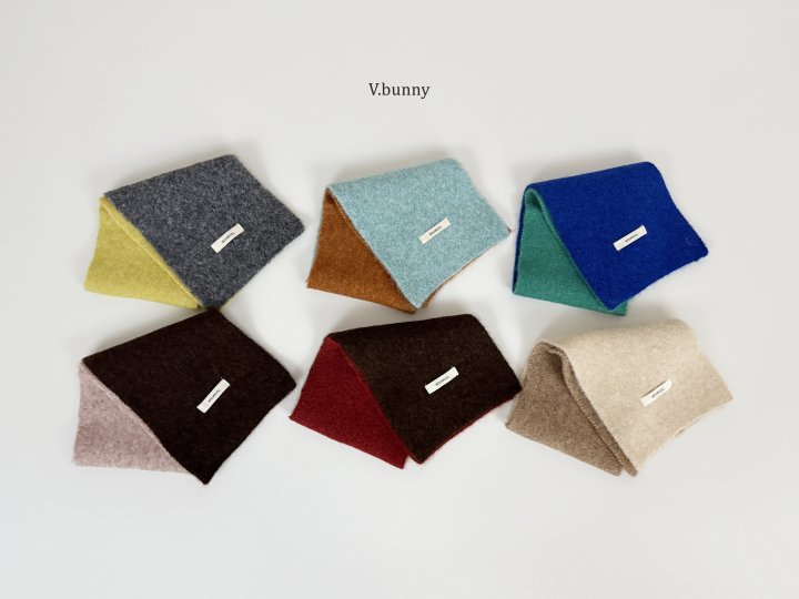 V Bunny - Korean Children Fashion - #toddlerclothing - Two-Color Muffler - 6