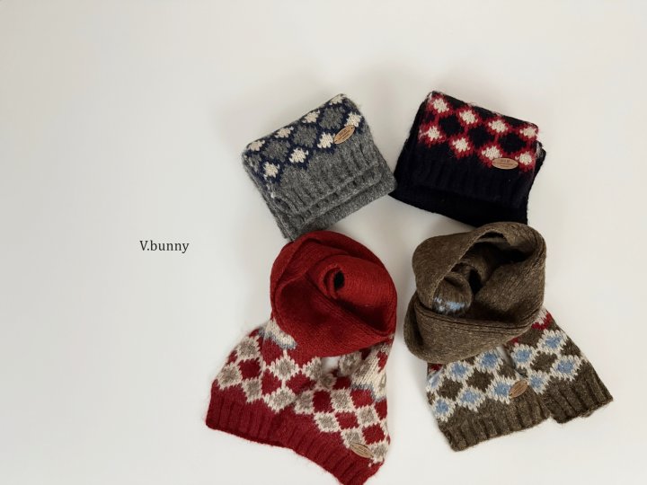 V Bunny - Korean Children Fashion - #todddlerfashion - MISSO Muffler - 4