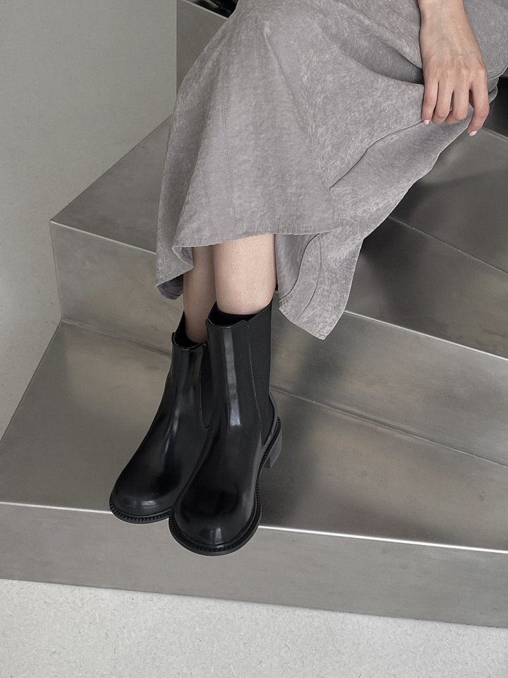 Vade - Korean Women Fashion - #momslook - Basic Half Mid Boots - 7