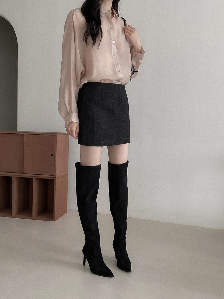 Vade - Korean Women Fashion - #momslook - Knee High Long Span Boots - 10