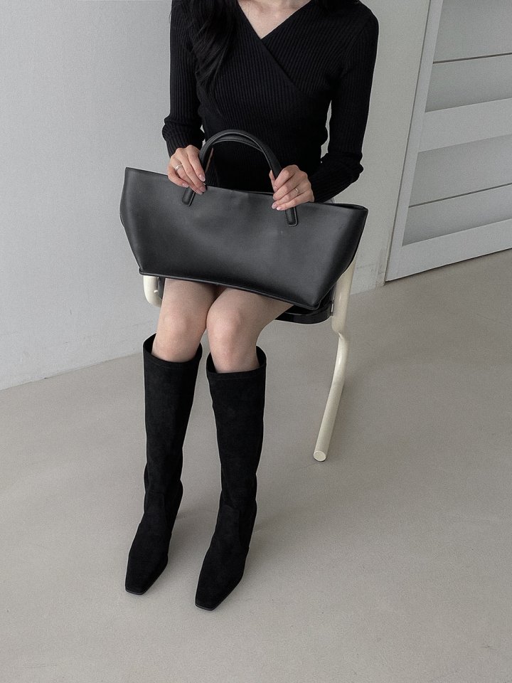Vade - Korean Women Fashion - #momslook - Long Stiletto Boots - 11