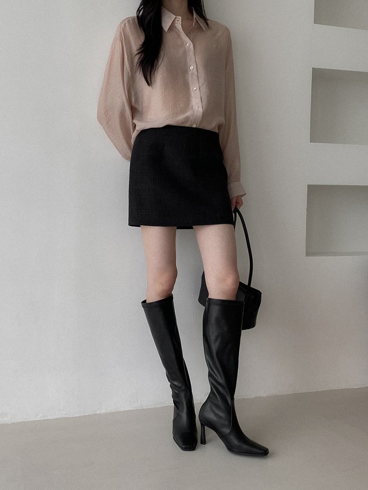 Vade - Korean Women Fashion - #momslook - Long Stiletto Boots - 3