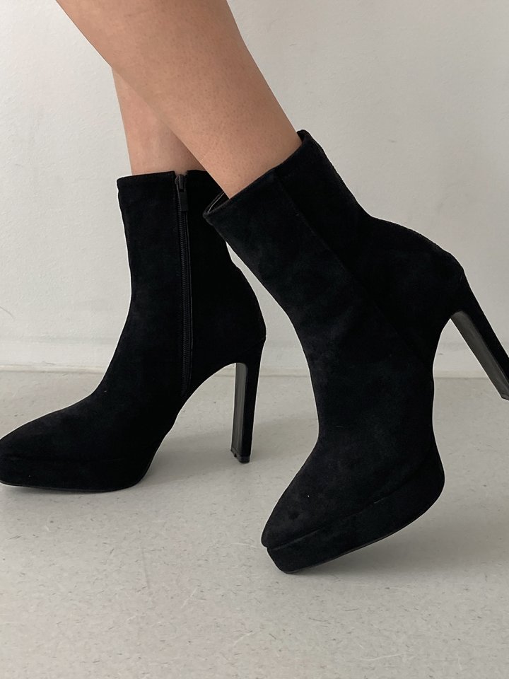 Vade - Korean Women Fashion - #womensfashion - Stiletto Span Ankle Boots - 4