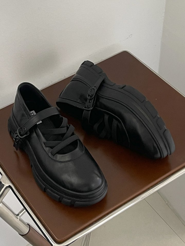 Vade - Korean Women Fashion - #momslook - Unique Mary Jane Loafers - 7
