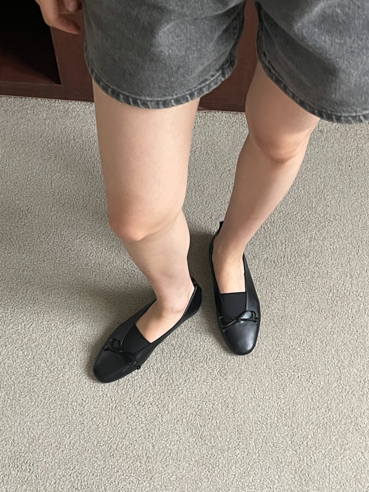 Vade - Korean Women Fashion - #momslook - Ribbon Round Flats - 11