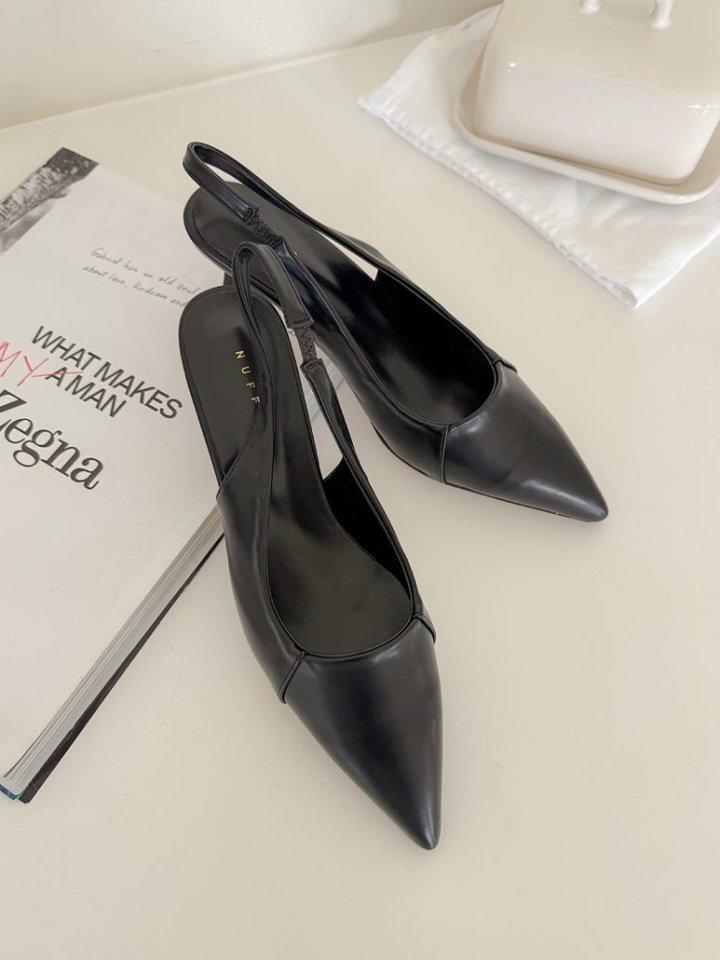 Vade - Korean Women Fashion - #momslook - Stiletto Slim Slingback Heels - 11