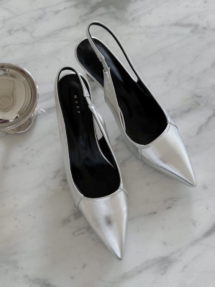 Vade - Korean Women Fashion - #momslook - Stiletto Slim Slingback Heels - 7