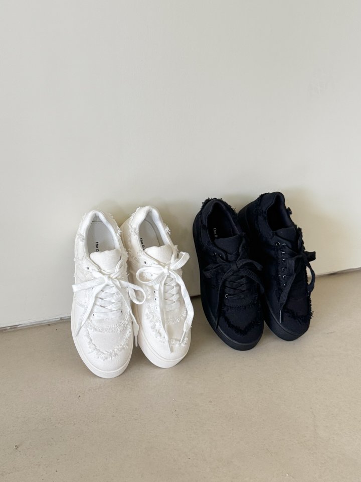 Vade - Korean Women Fashion - #momslook - Denim Point Unique Sneakers - 7