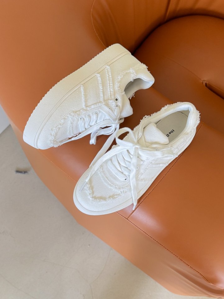 Vade - Korean Women Fashion - #momslook - Denim Point Unique Sneakers - 9