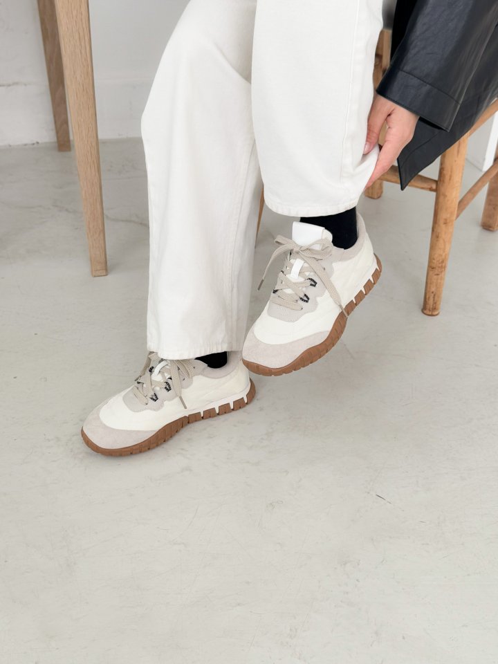 Vade - Korean Women Fashion - #momslook - Slim Color Block Sneakers - 6