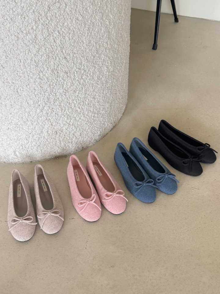 Vade - Korean Women Fashion - #momslook - Cotton Candy Poly Flats - 2