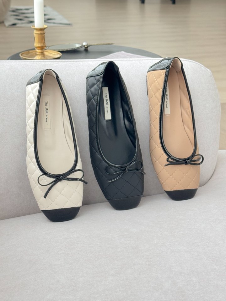 Vade - Korean Women Fashion - #womensfashion - Sasha Color Block Flats - 4
