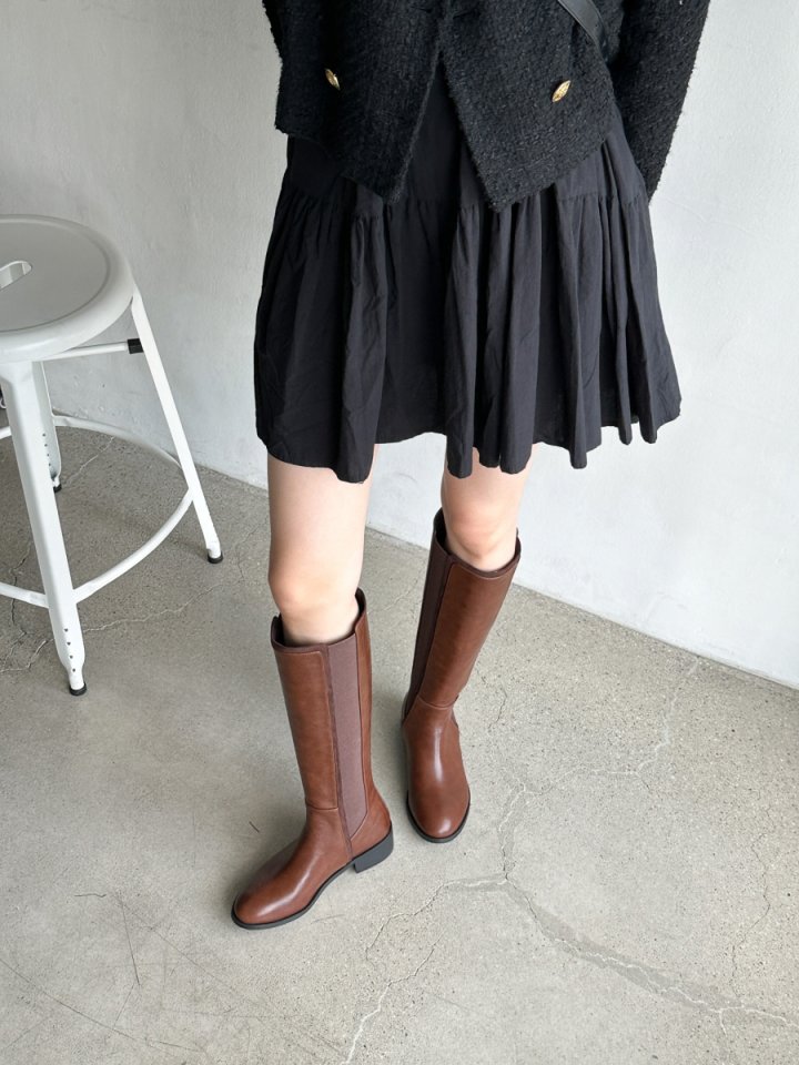 Vade - Korean Women Fashion - #momslook - Mid Half Boots - 3