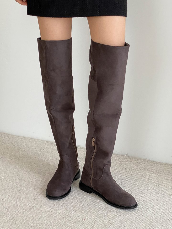 Vade - Korean Women Fashion - #momslook - Mid High Long Boots - 2
