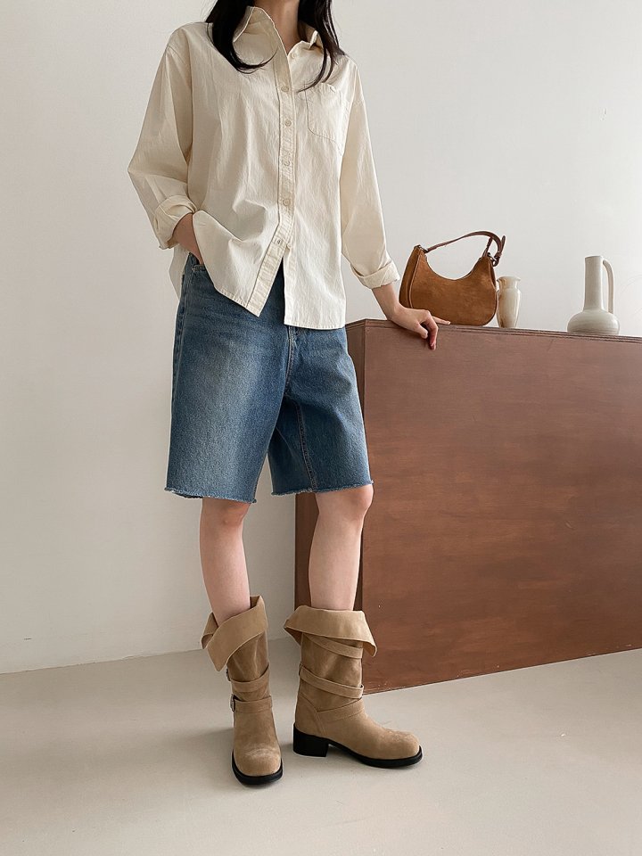 Vade - Korean Women Fashion - #momslook - Best Half Mid Boots - 3
