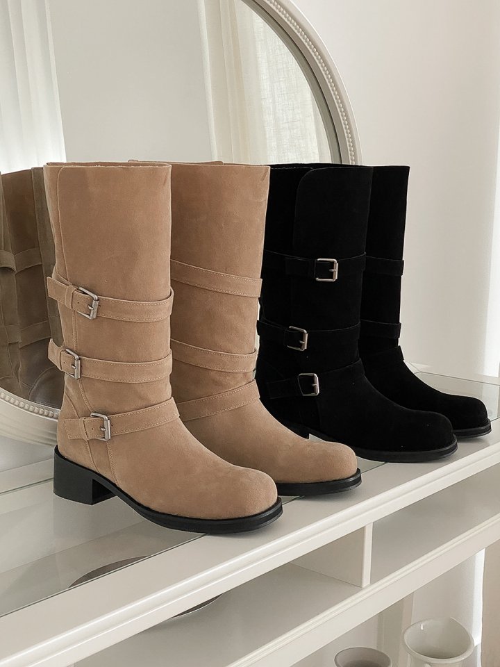 Vade - Korean Women Fashion - #momslook - Best Half Mid Boots - 9