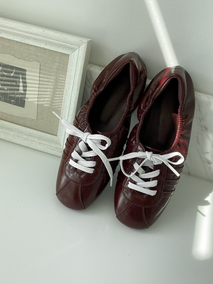 Vade - Korean Women Fashion - #momslook - Round Puffy Ballet Sneakers - 5