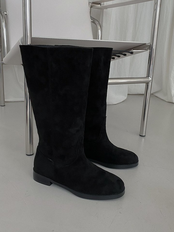 Vade - Korean Women Fashion - #momslook - Low Heel Basic Half Mid Boots - 8