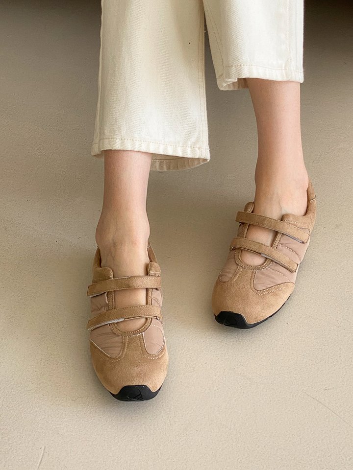 Vade - Korean Women Fashion - #momslook - Suede Strap Sneakers - 11