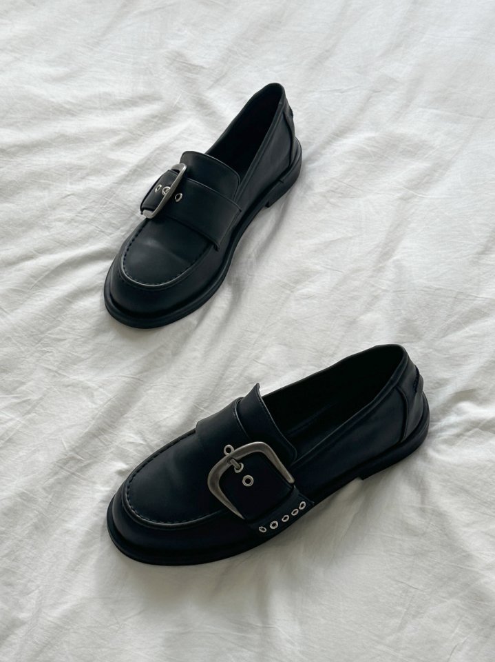 Vade - Korean Women Fashion - #momslook - Buckle Strap Loafers - 5