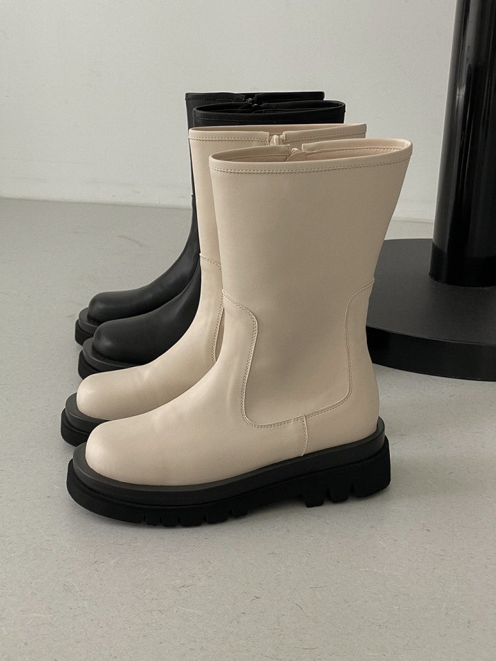 Vade - Korean Women Fashion - #momslook - Half Mid Boots - 7