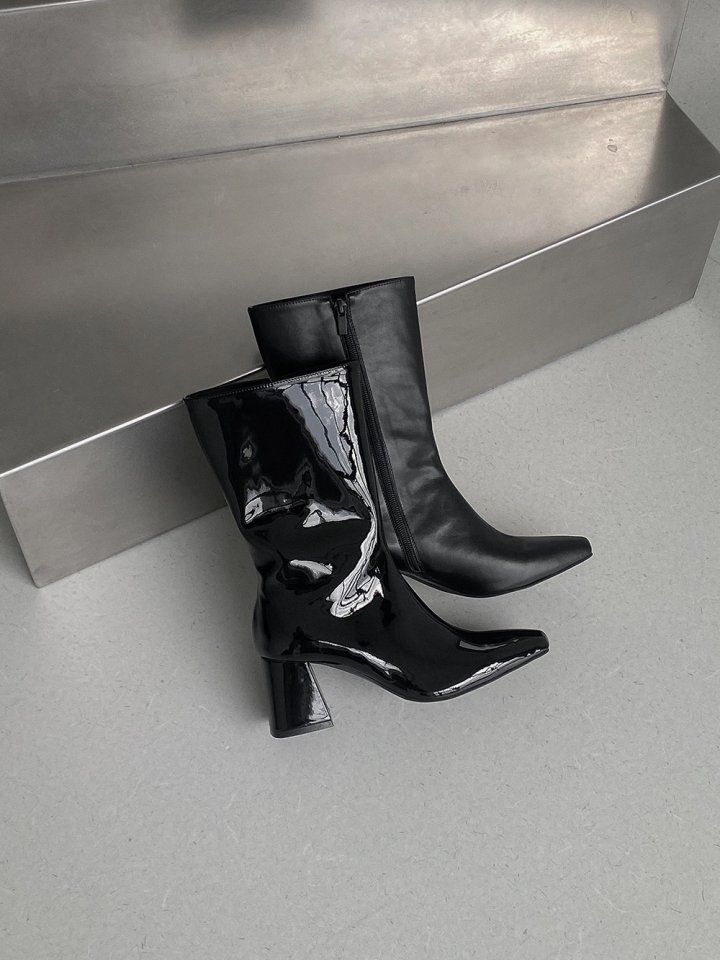 Vade - Korean Women Fashion - #momslook - Mid Half Boots - 12
