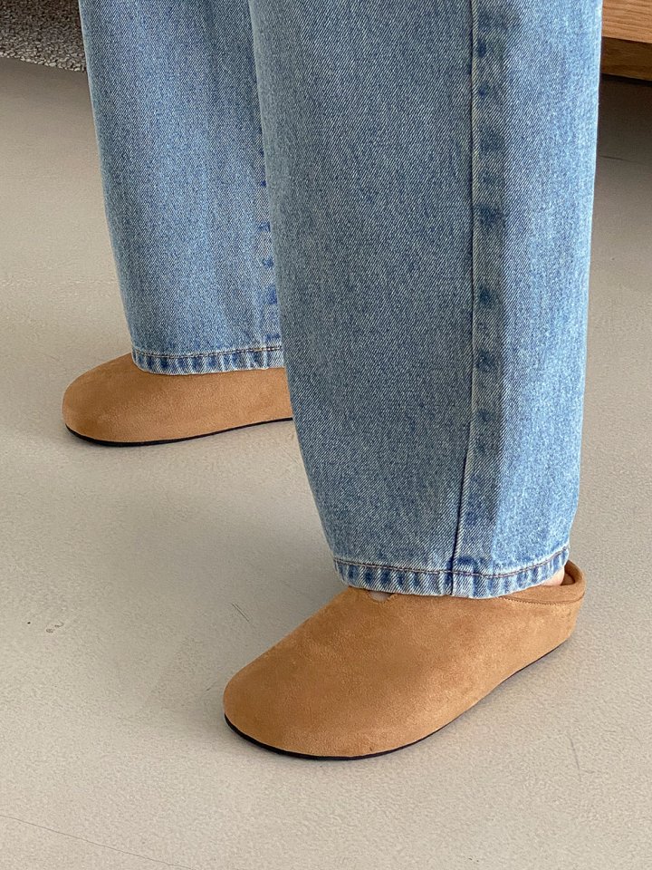 Vade - Korean Women Fashion - #momslook - Low Heel Round Moccasin Loafers - 10