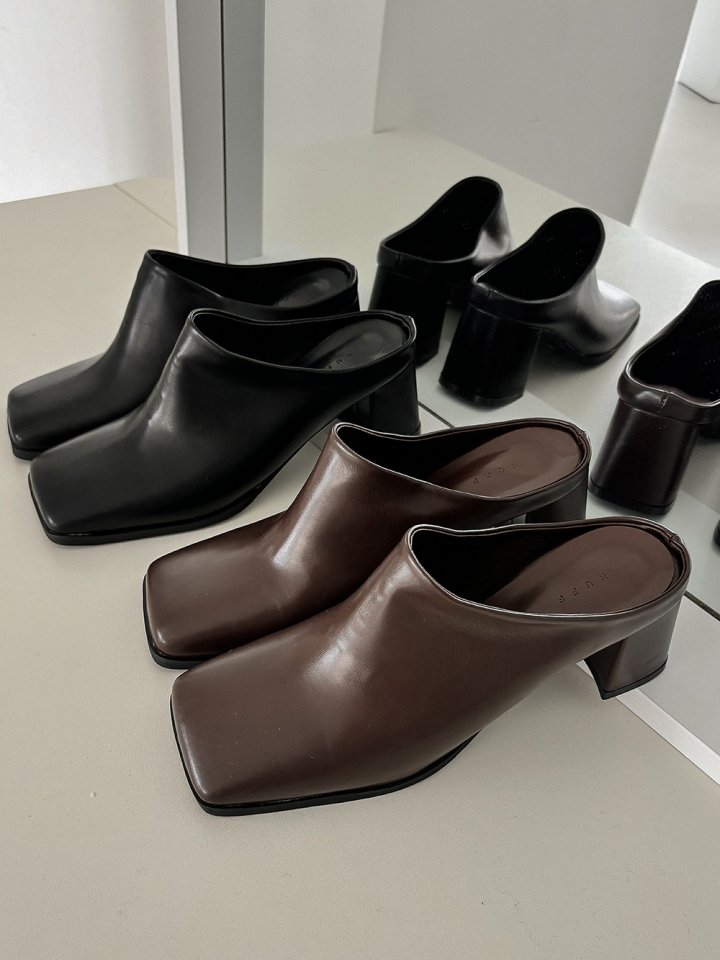 Vade - Korean Women Fashion - #momslook - Square Mid Loafers - 6
