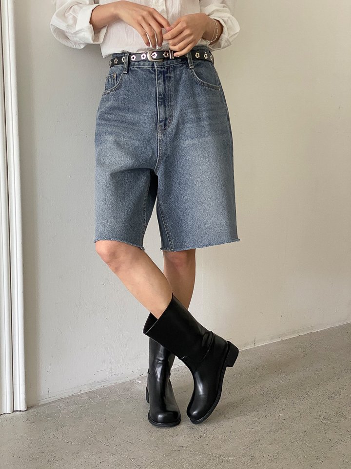 Vade - Korean Women Fashion - #momslook - Low Heel Half Walker Boots - 11