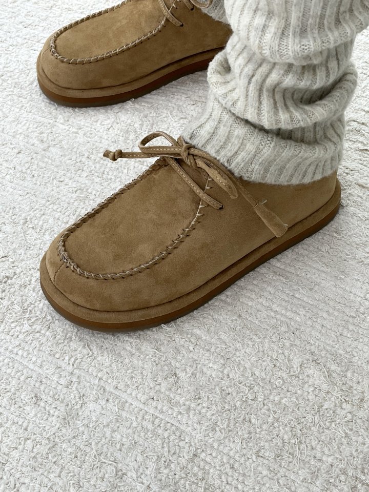 Vade - Korean Women Fashion - #momslook - Mocha Flat Loafers