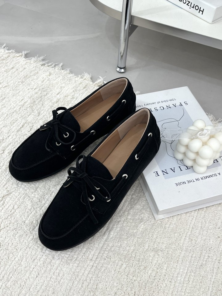 Vade - Korean Women Fashion - #womensfashion - Low Heel Woven Loafers - 4
