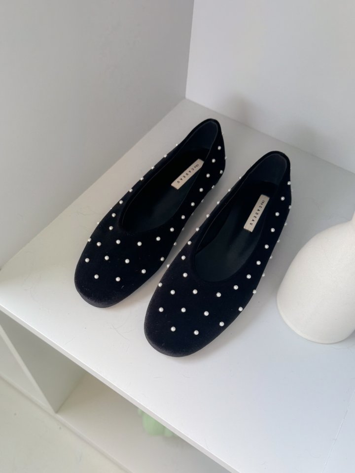 Vade - Korean Women Fashion - #momslook - Basic Round Flats - 2