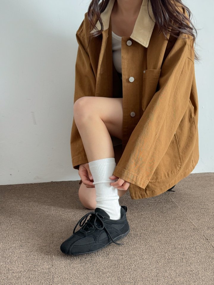 Vade - Korean Women Fashion - #womensfashion - Slim Combo Sneakers - 4