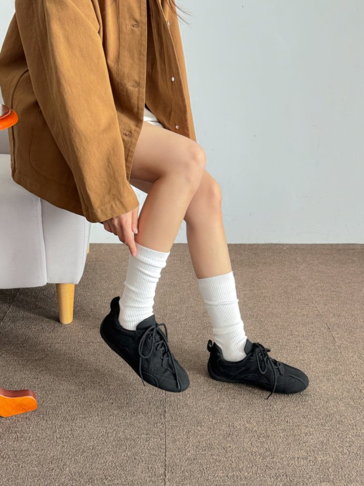 Vade - Korean Women Fashion - #momslook - Slim Combo Sneakers - 6