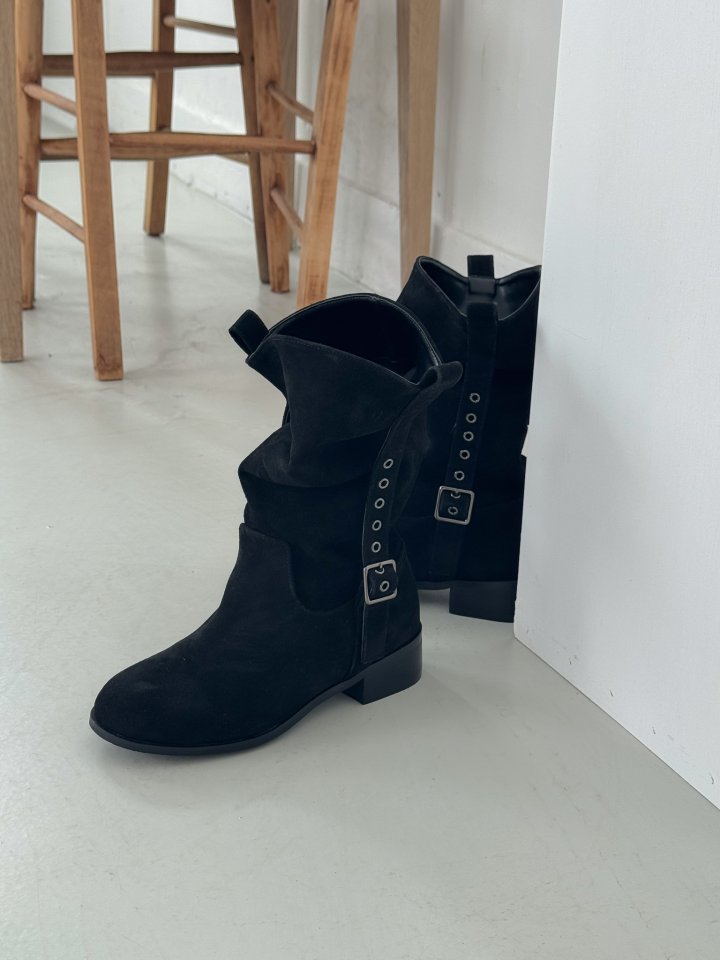 Vade - Korean Women Fashion - #momslook - Real Half Mid Boots - 11