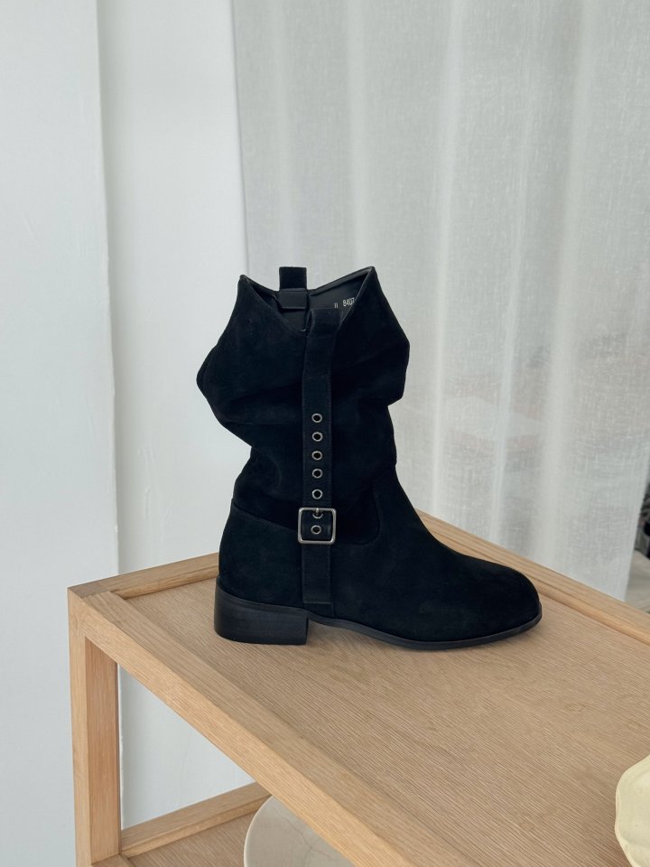Vade - Korean Women Fashion - #momslook - Real Half Mid Boots - 9