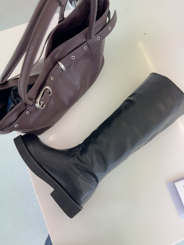 Vade - Korean Women Fashion - #momslook - Stretch Long Boots - 10