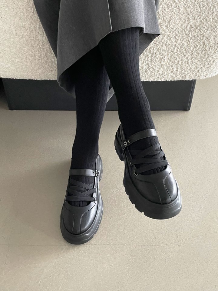 Vade - Korean Women Fashion - #momslook - Height Boost Buckle Loafers - 2