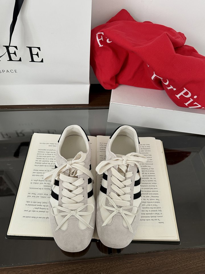 Vade - Korean Women Fashion - #momslook - Cowhide Azel Sneakers - 7