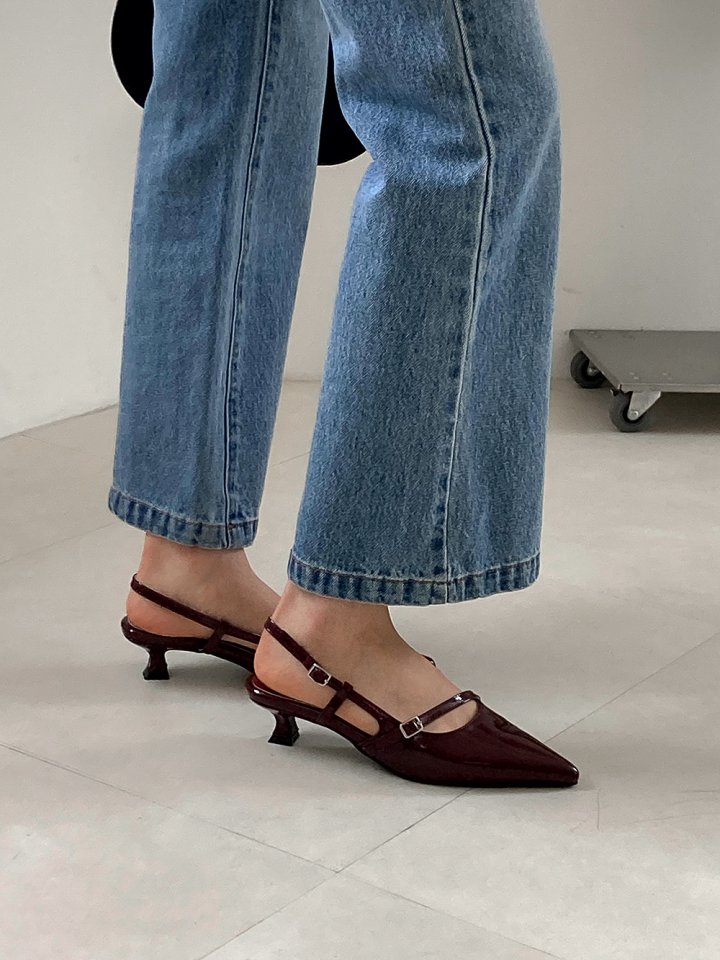 Vade - Korean Women Fashion - #momslook - Stiletto Buckle Pumps Heels - 10