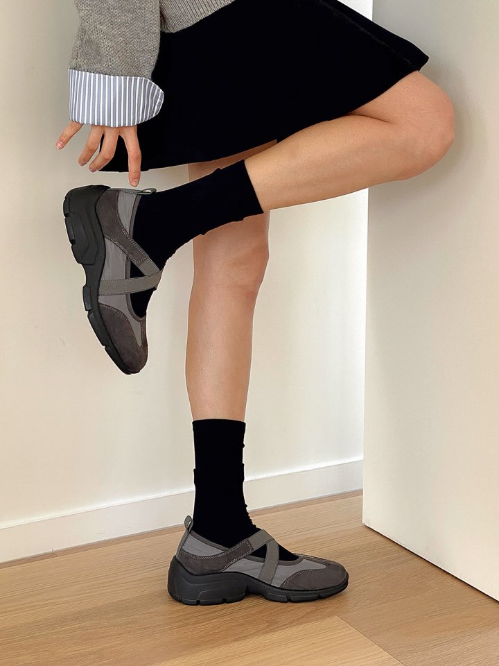 Vade - Korean Women Fashion - #momslook - Strap Banding Sneakers - 10