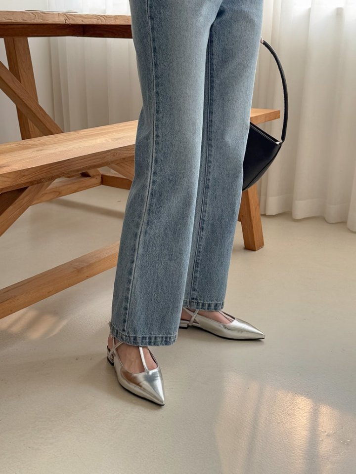 Vade - Korean Women Fashion - #momslook - Low Heel Stiletto Slingback Heels - 10