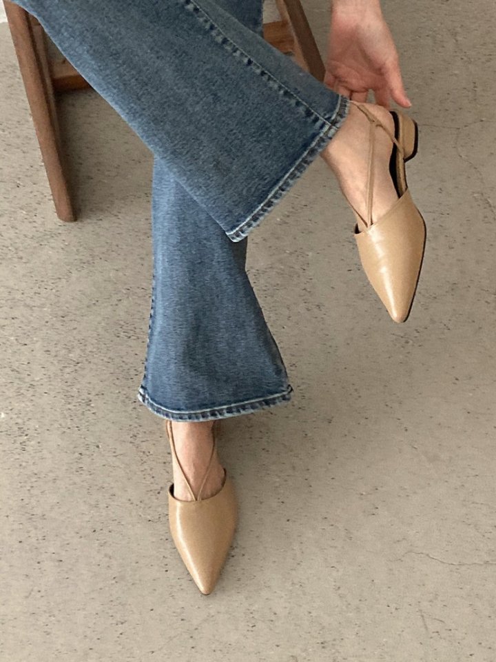 Vade - Korean Women Fashion - #momslook - Stiletto Point Slingbacks - 10