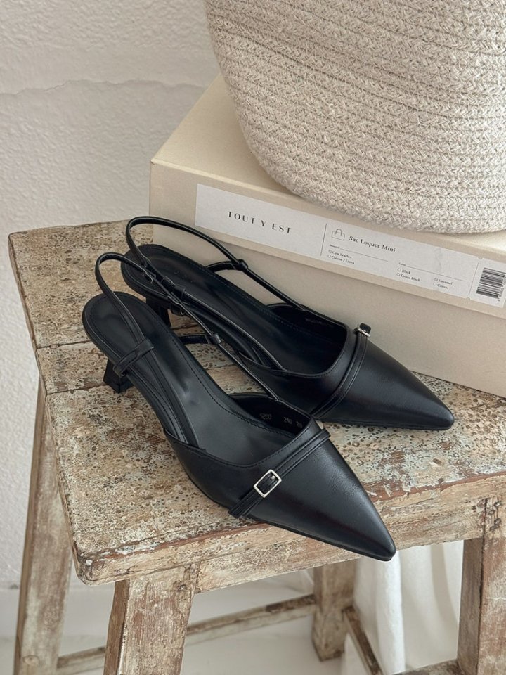 Vade - Korean Women Fashion - #momslook - Stiletto Slingback Heels - 11