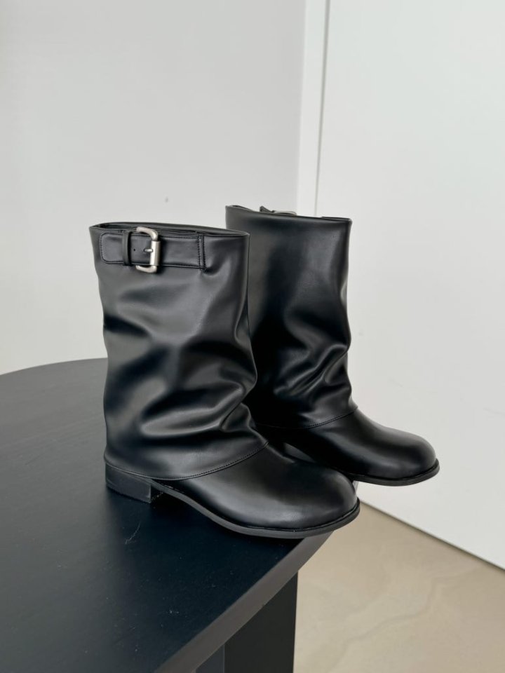Vade - Korean Women Fashion - #momslook - Half Mid Boots - 10