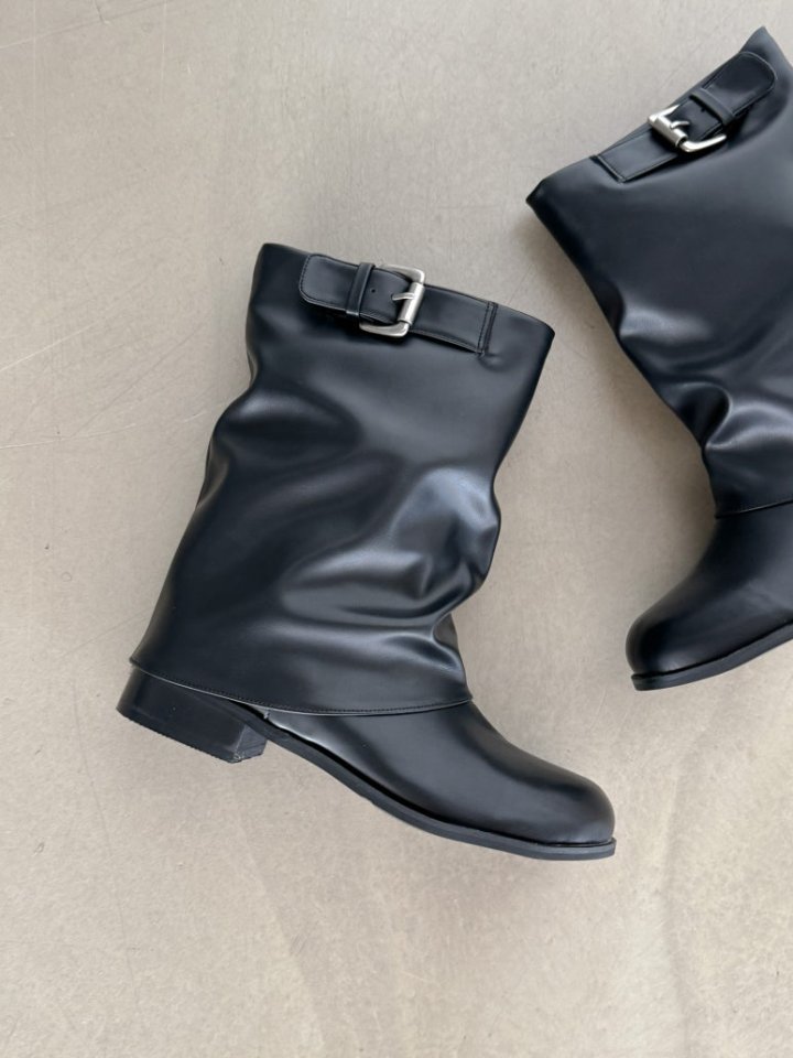 Vade - Korean Women Fashion - #momslook - Half Mid Boots - 9